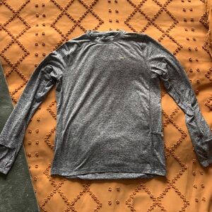 Nike Heather Purple Long Sleeve Tee